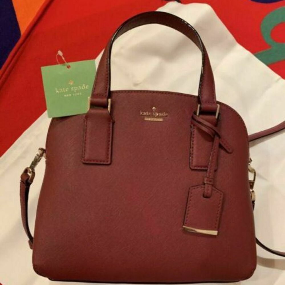 Kate Spade Sienna Maroon Cameron Street Small Bag